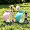 Portable Pet Water Dispenser: Outdoor Dual Water Bottle & Folding Cup for Cats and Dogs