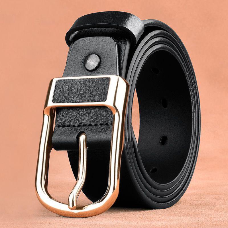 2026 Pánský univerzální kožený pásek s přezkou ze slitiny - Vysoce kvalitní doplňek k džínám