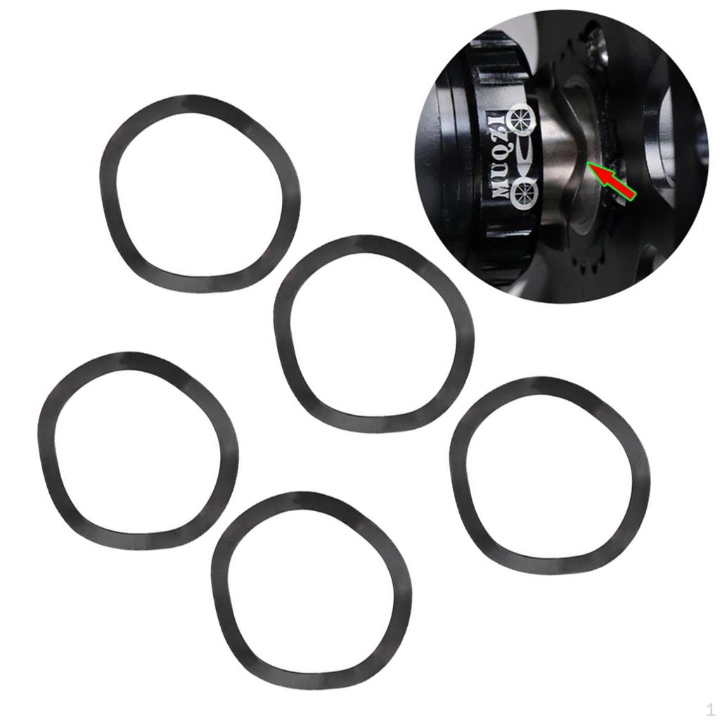 5 Bike Bottom Bracket Washer Bicycle Crank Spacer Conversion Adpater Shield Headset Replacement