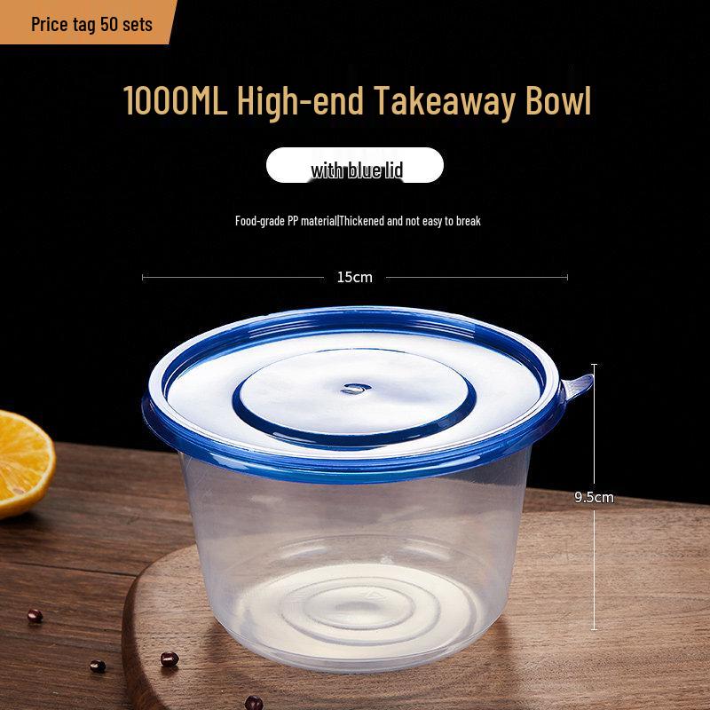 DM Disposable Round Lunch Box Set