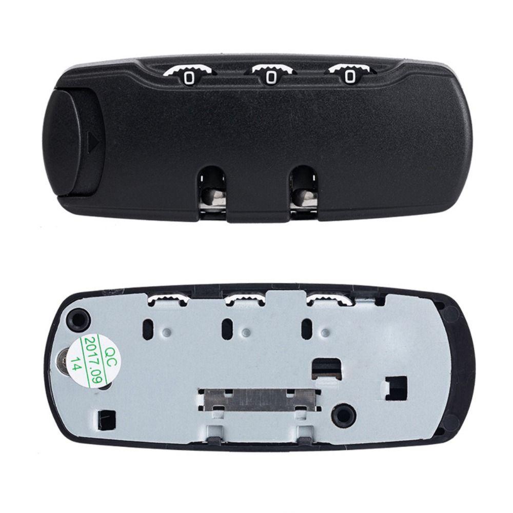 Black Digital Lock Code Suitcase Padlock Suitcase 3 Digit Combination Padlock  Travel