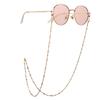 Eyeglasses Cord Alloy Anti-Slip Strap Rope Glasses Chain With Rood Decoration