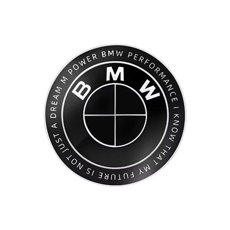 74mm 82mm Bonnet Hood Front Rear Trunk Emblem Logo Badge Sticker 50th Anniversary Edition for BMW E53 E90 E60 E93 E87 X3 F30 F20