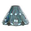 Retro lamp cover Feather Design 8" Yellow Stained Glass Lampshade - Perfect for Table, Floor Lamps & Chandeliers