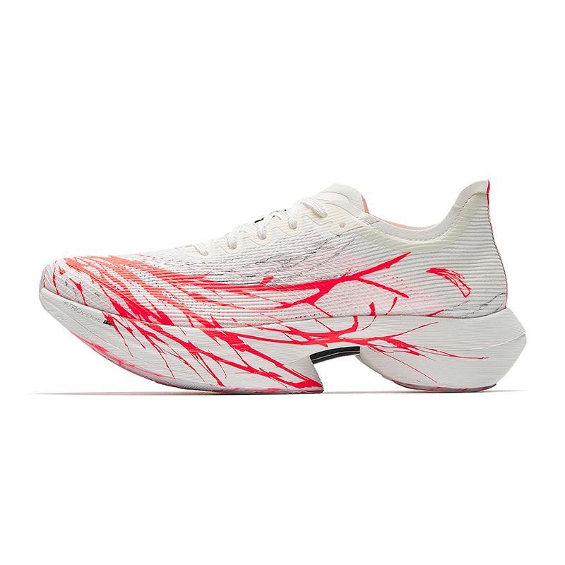 

Anta C10 Pro Heartbeat Comfortable Non-Slip Wear-Resistant Low-Top Marathon Running Shoes Women sneaker White Red 122525574-2 35.5