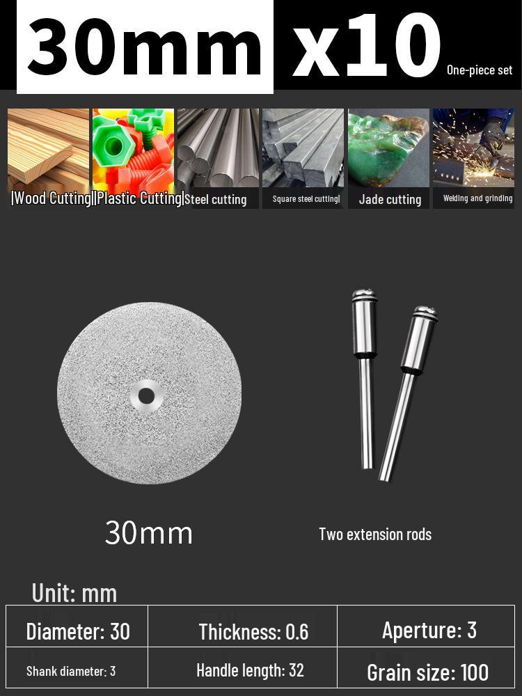 Diamond Grinder Cutting Disc for Drill and Glass Jade Grout Saw Blade