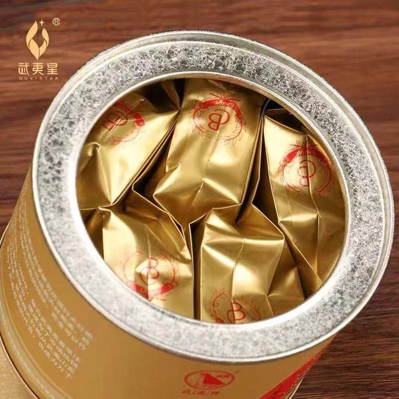 Wuyi Rock Tea Da Hong Pao Oolong 50g Gold Can Rich Flavor Small Bags Premium