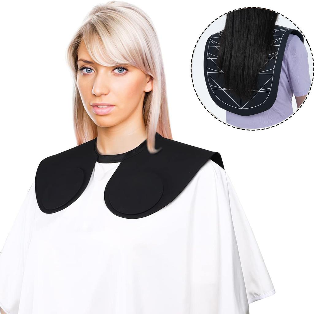 Long Silicone Hair Shawl for Hair Cutting Dyeing Hairdressing Cape Hair Salon Waterproof Neck Wrap Neck Protector Hair