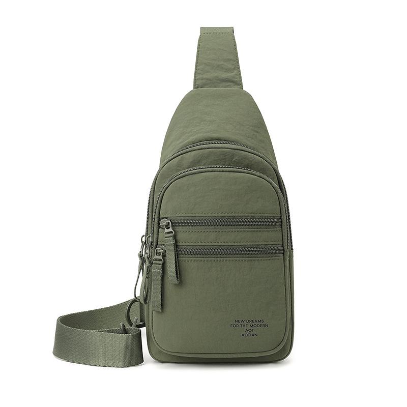 Men's Chest Bag Outdoor Commuter Multi-Layer Crossbody Bag