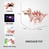 Detské svietiace dinosaurie hračky Deti Chodiace Ťahacie Dinosaurus Spievajúci Hudobný Dinosaurus Elektronické Vodítko Hračky