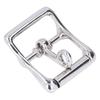5pcs Easy Installation Metal Replacement Buckle Square Center Bar Single Prong Buckle  Leather Craft