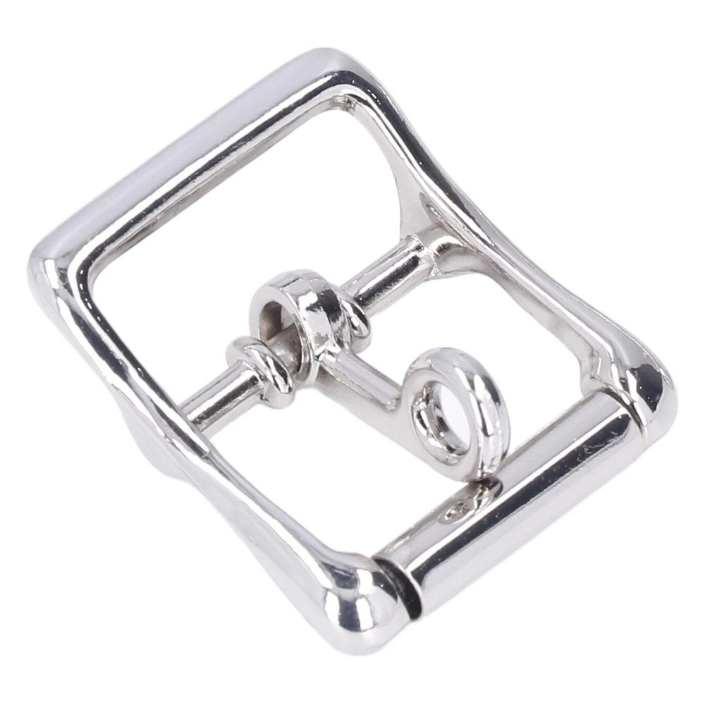 5pcs Easy Installation Metal Replacement Buckle Square Center Bar Single Prong Buckle Leather Craft