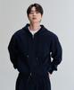 Creedmens Stitch Double-Sided Zip-Up Hoodie Set (Navy)