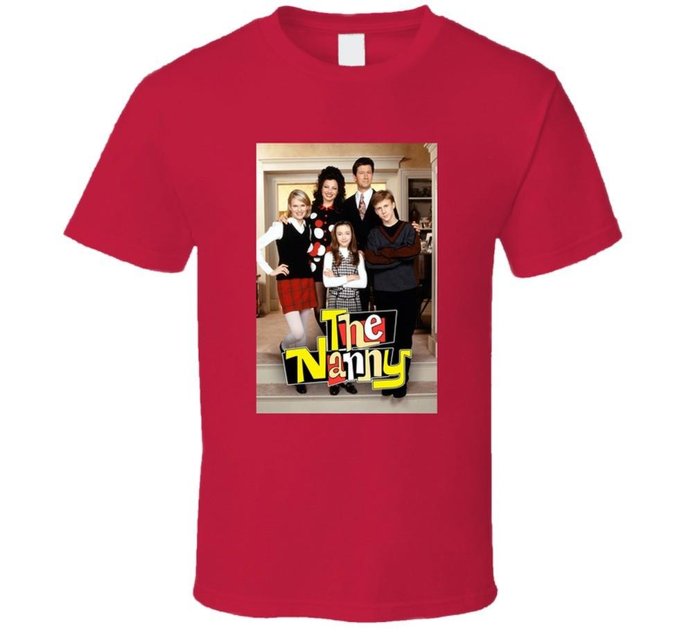 Футболка с изображением сериала «Няня» 90-е Американский телесериал Футболка для фанатов Унисекс S
