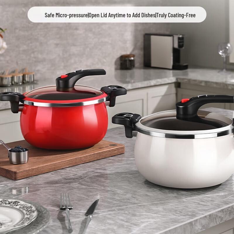 Deslon 6.5L Enamel Micro-Pressure Soup Pot