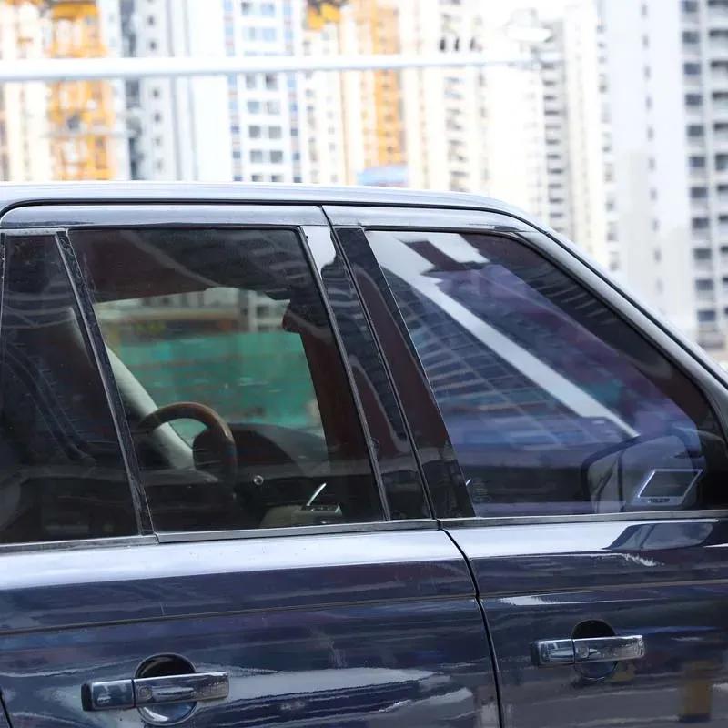 Pro Land Rover Range Rover Sport 2005-2013 PC Černá Krytka/Samolepka na Sloupek B Dveří Okna Auta Příslušenství