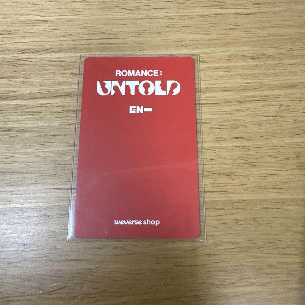 [USED] ENHYPEN Heeseung Trading Card Comeback Live