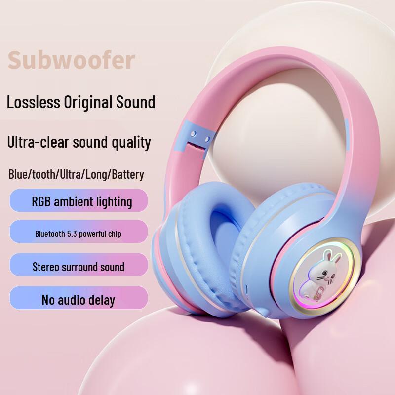 OIMG Space Capsule Luminous Bluetooth Gaming Headphones