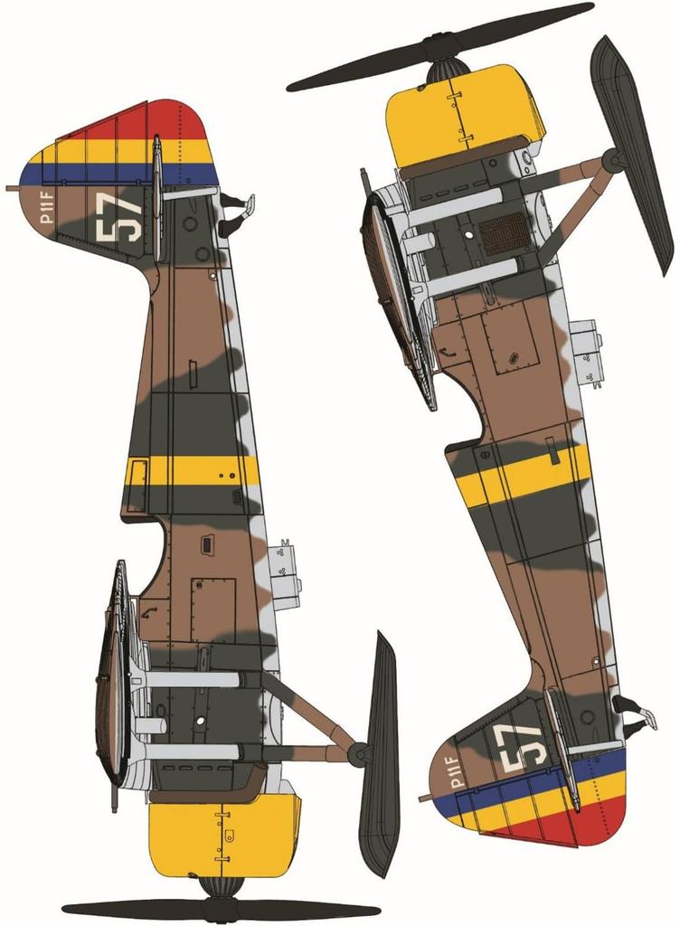 Toromodel Romanian Air Force Plastic Model Kit Decal TRMED48035 1/48 PZL/IAR P.11F Decal, Polish-Made Fighter, (Airplane)