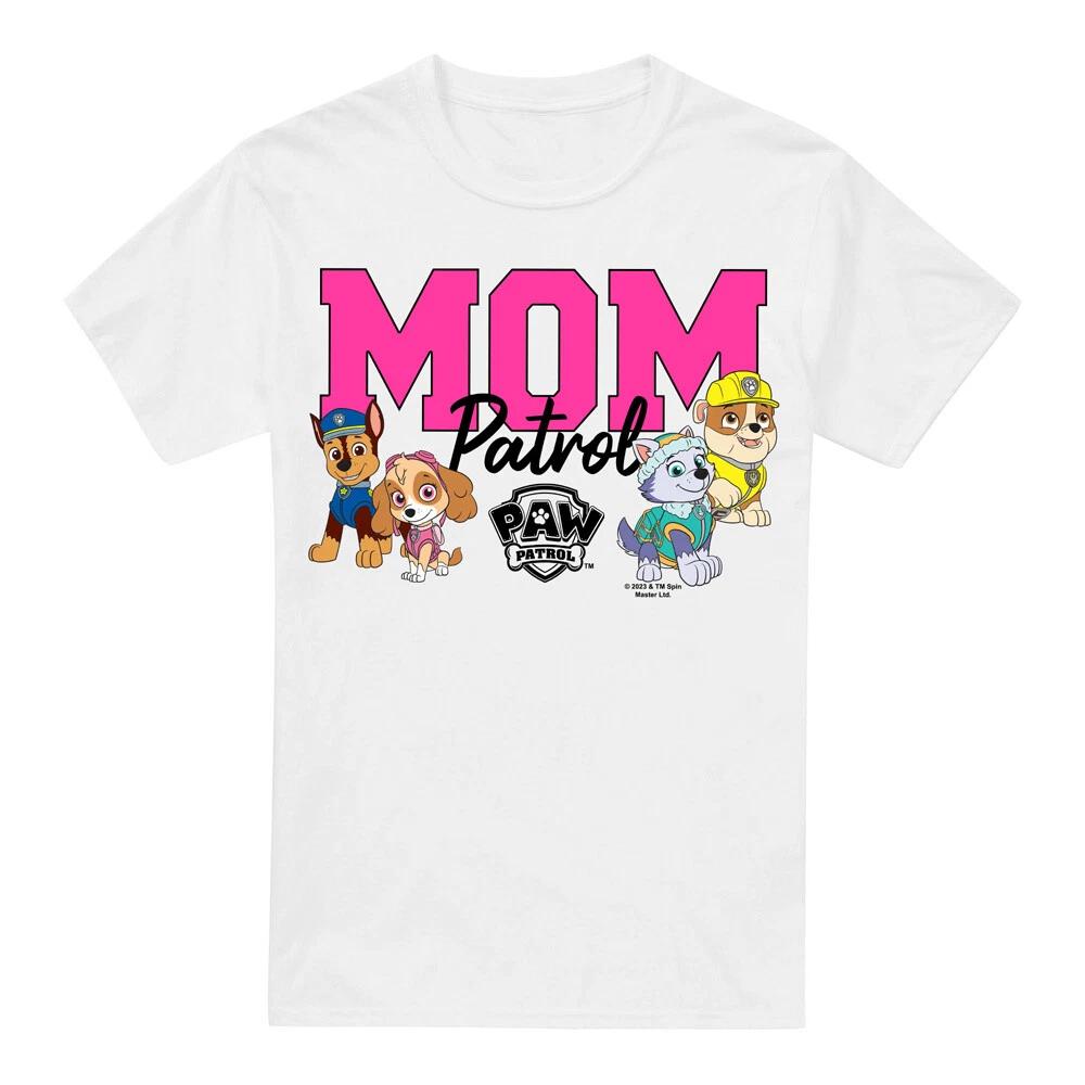 

Paw Patrol Mother S Day Mom Patrol 100% Cotton T-shirt Mens Tees Top S-2XL, White M