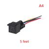 Universal 40A 12V-72V Automotive Relay 4/5Pin with Interlocking Socket for RV Truck Van Motorcycle Use