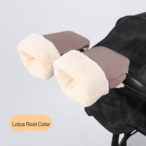 

Baby Stroller With Velvet Gloves, Windproof And Waterproof In Autumn And Winter, Push Handle Gloves, Pocket Car Accessories