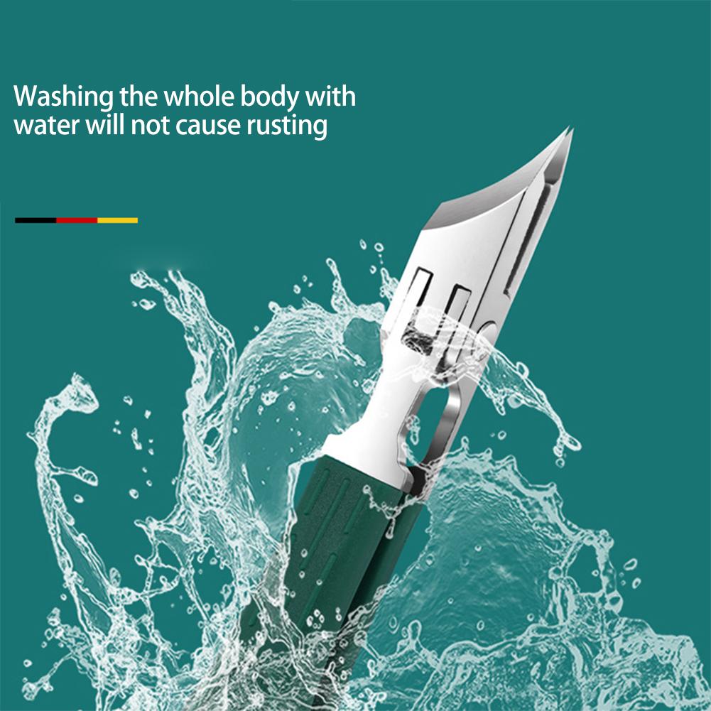 Large Opening Nail Clippers High-end Original Anti Splash Nail Groove Eagle Beak Special Nail Knife Thick Toenail Pliers