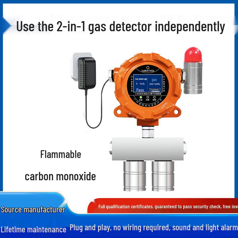 Multi-Gas Detector: O2, Combustible, CO, H2S