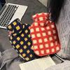 Plush Cover Ins Style Explosion-Proof Hot Water Bottle (Yellow/Red)