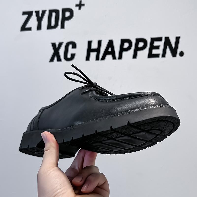 Fashion Italian Simple Leather Men Business Shoes Classic Casual Leather Outdoor Anti Slip Lace-Up Loafers 2024 New Flat Designer Shoes