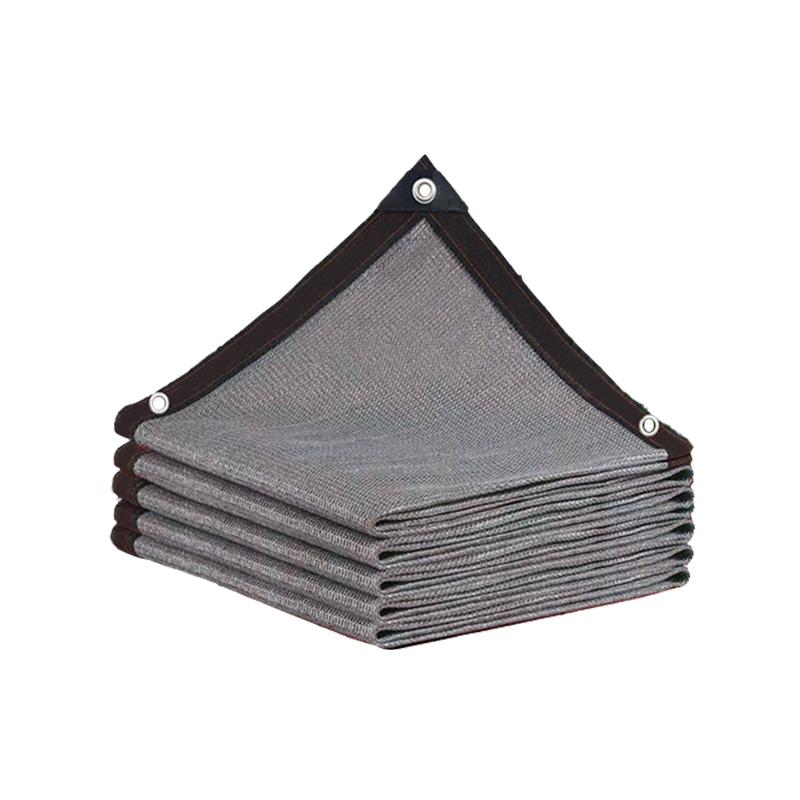 

85%~90% Коэффициент затенения Солнцезащитная сетка Балконный навес от солнца Автомобильные солнцезащитные козырьки Терраса Солнцезащитная сетка Теплоизоляция Защита от ультрафиолета 1x1.3M серый