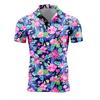 Funny Short Sleeve Polo Shirts 3d Full Print Flower T Shirts For Unisex Summer Casual Oversized Tee Shirt Tops