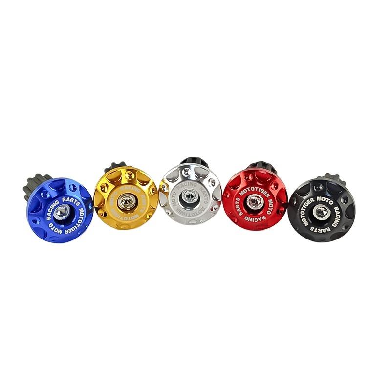 2 Stück Motorrad Lenkergriffkappen Schieber Universelle Lenkerendkappe Stecker Motorrad Dirt Bike Zubehör