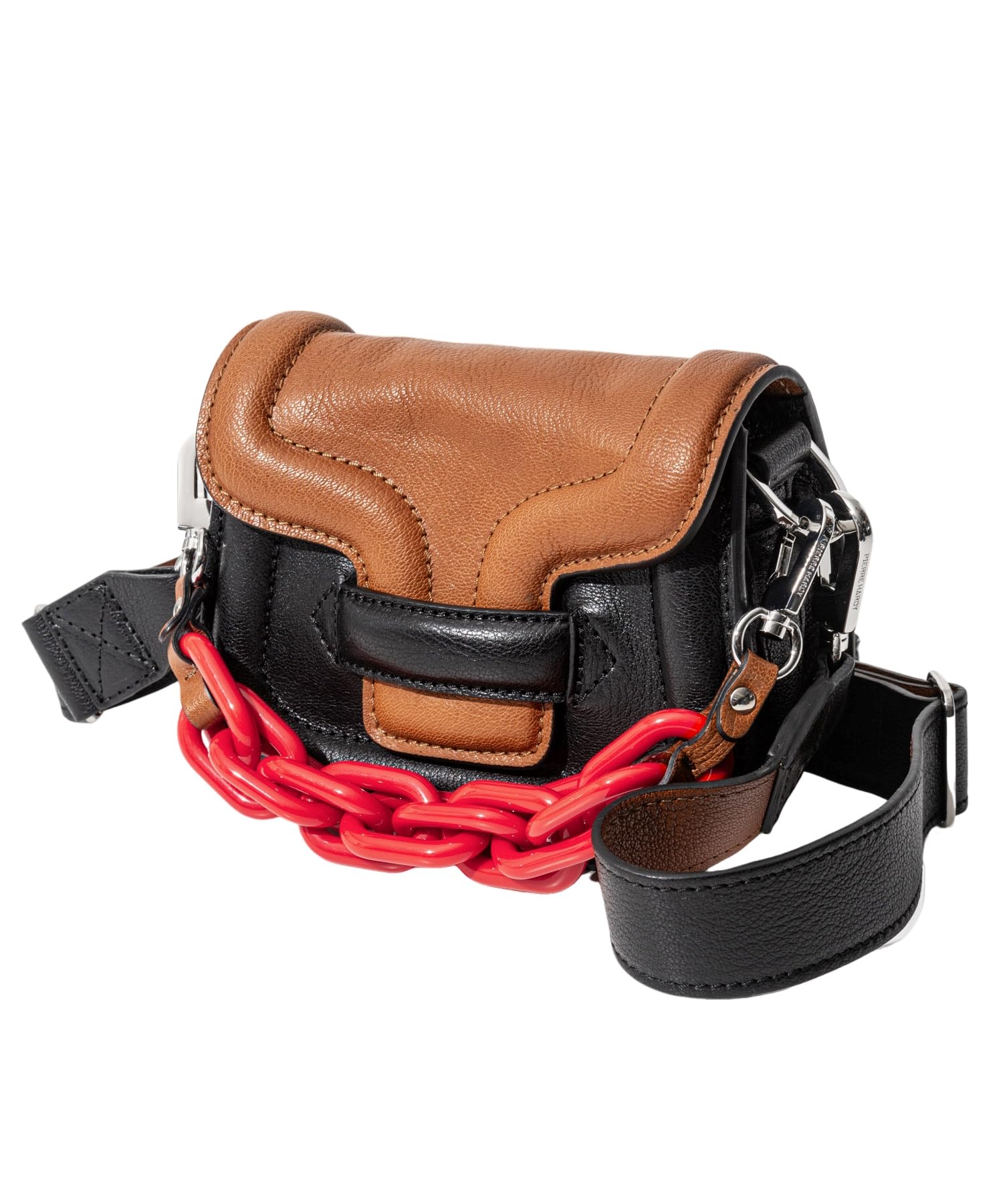 

Pierre Hardy QV03Z MICRO ALPHAVILLE Shoulder Bag, Women s, Black/Tank/Geranium [Used]