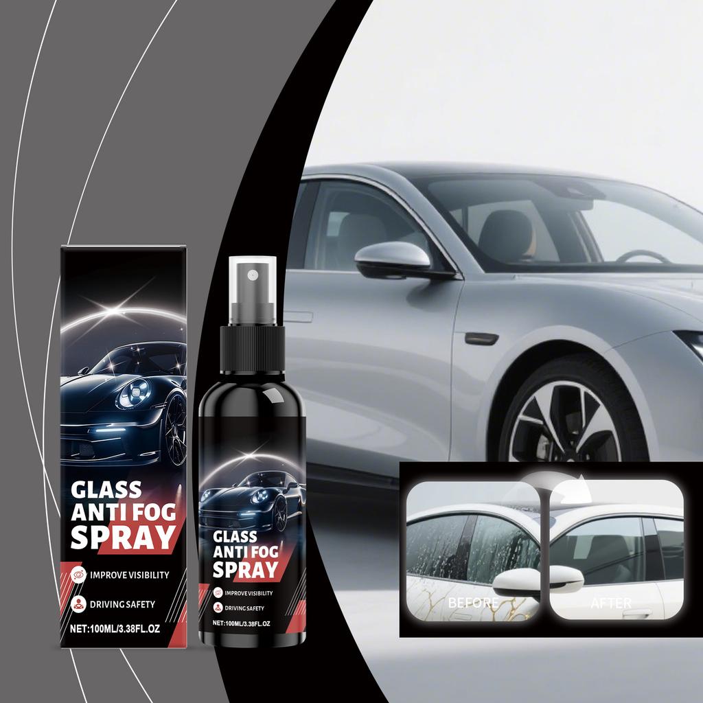 Clean The Car And Rearview Mirrors To Remove Fog And Water, Ensuring A Clear View Rainy Days,100ML