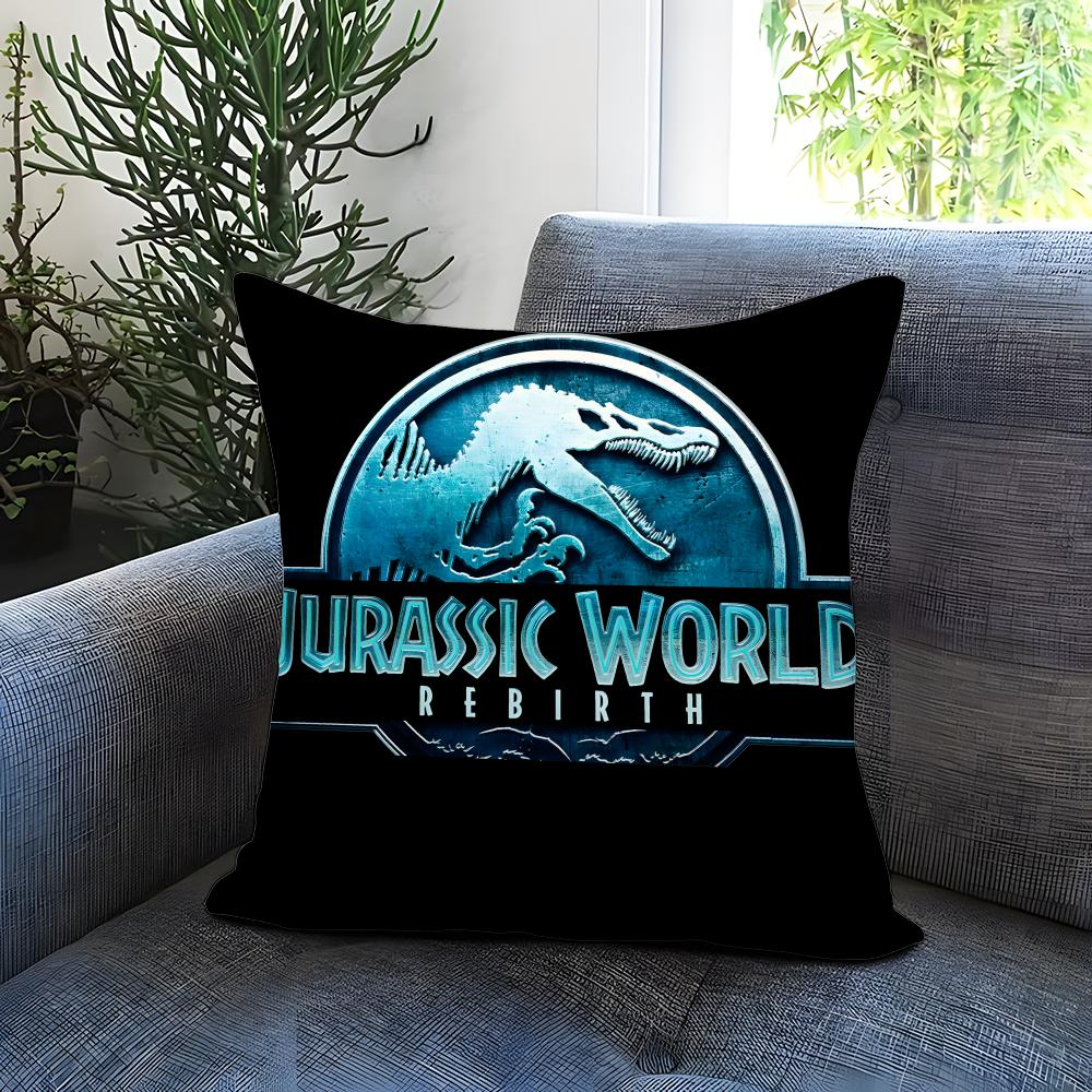 J-Jurassic W-World Movie Cushion Cover Comfortable Reversible Pillow Cover Ideal for Car Sofa Bedroom & Beyond