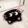 Cartoon Puppy Bathroom Floor Mat Three-Piece Set, Absorbent Non-Slip Mat, Diatom Mud Toilet, Dirt-Resistant And Wear-Resistant Toilet U-Shaped Mat
