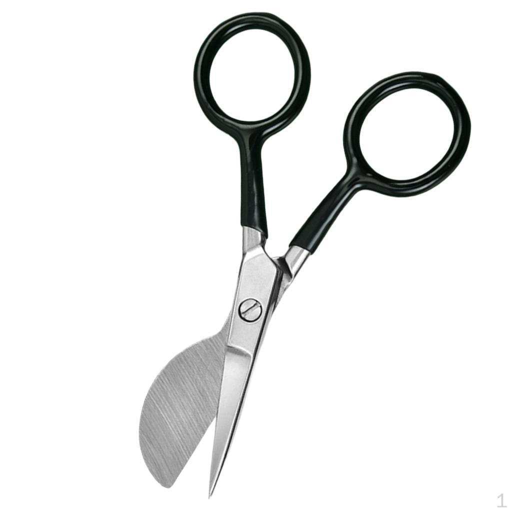 18cm Applique Duckbill Blade Scissors ,Offset Handle Embroidery Scissor Shears for Thread ,Tufted