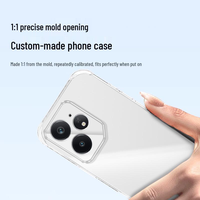 RealMe GTneo7 Transparent Case: Neo7se/Neo7x/Neo7Turbo Airbag Corners Anti-Fall