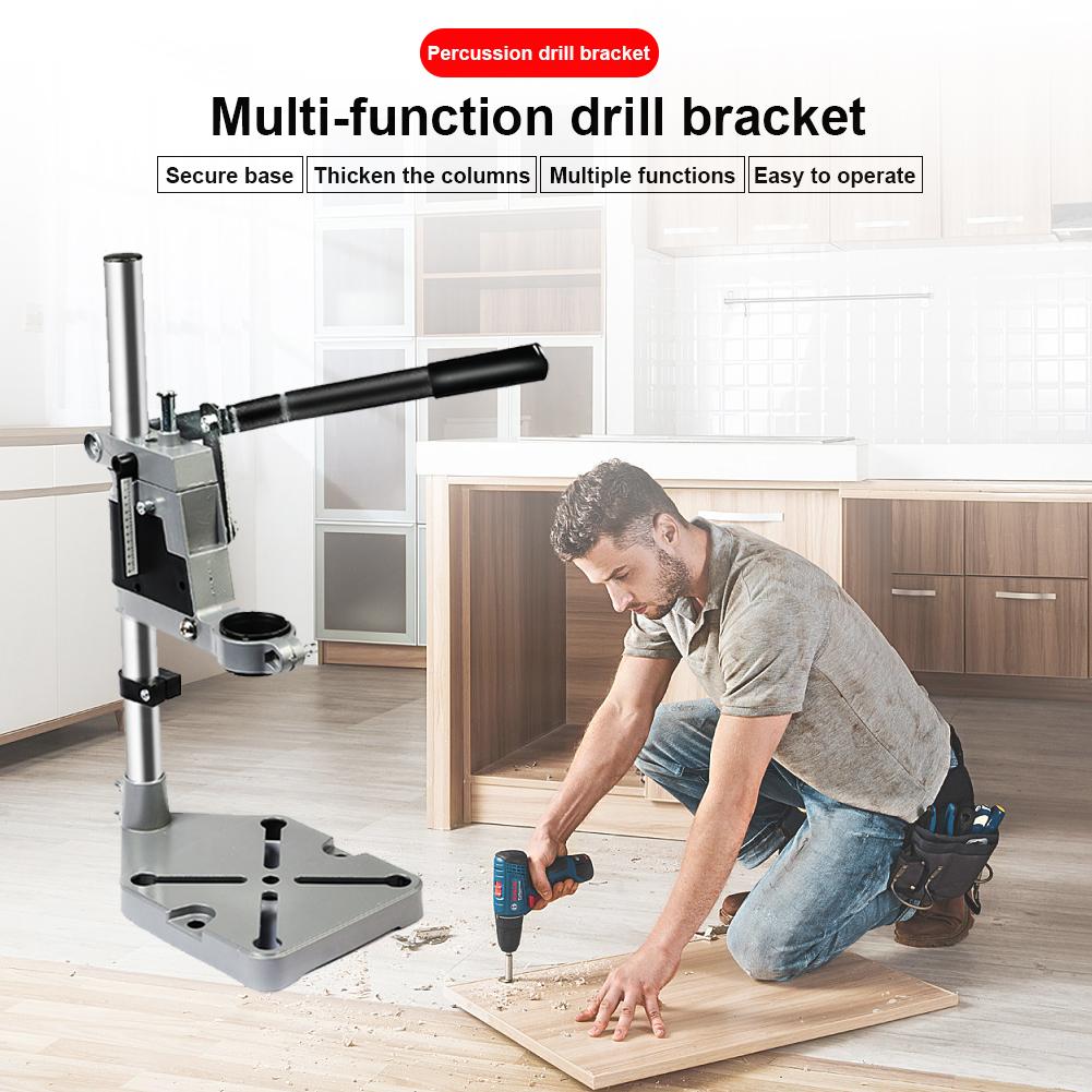 Table Top Drill Fixed Frame Single-Head Bench Drilling Machine Chuck Multifunctional Aluminum Alloy Power Grinder Accessories