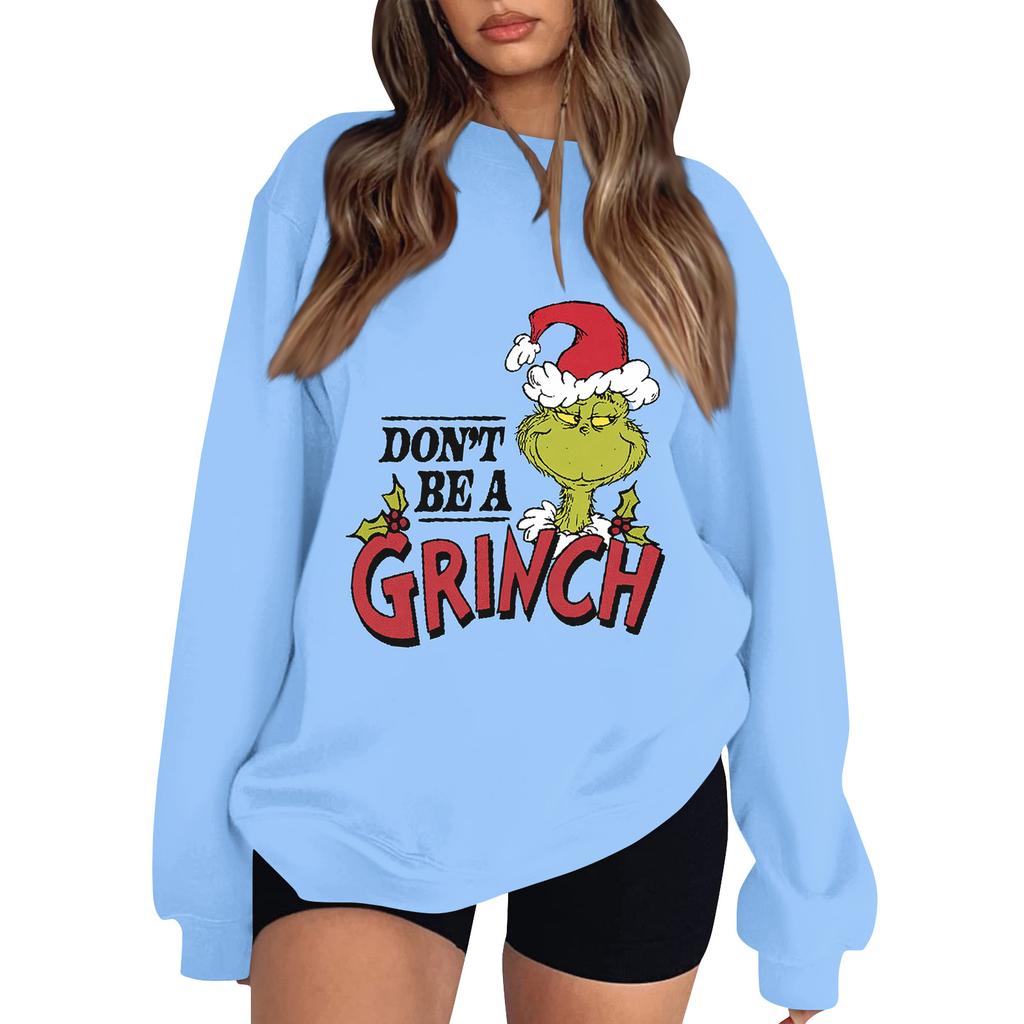 Women's Fashion Lightweight Long Sleeve Pullover Christmas Hoodie