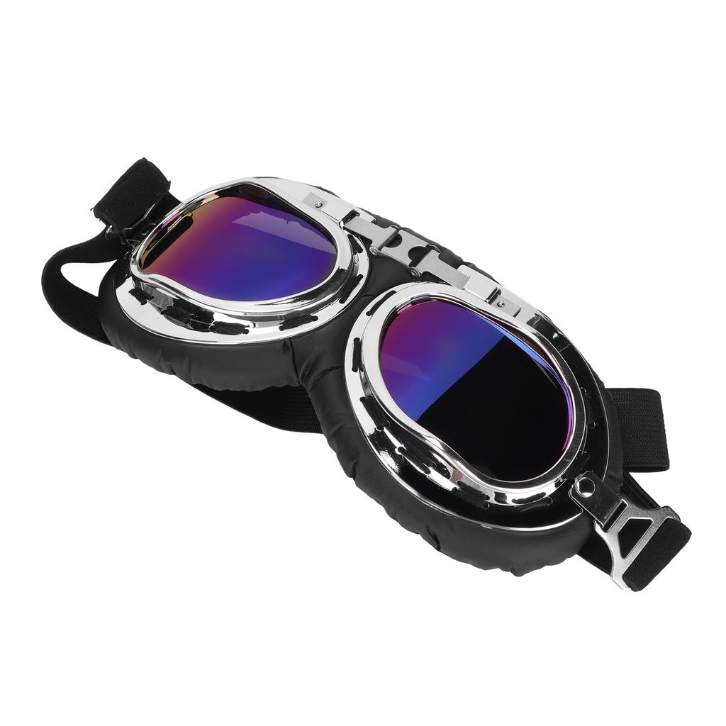 Dog Goggles Dog Eye Protection Sunglasses with Folding Frame and Elastic Strap for Medium Large Dog