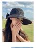 Women's Luxury Large Brim Sun Protection Straw Hat for Summer Beach Vacations