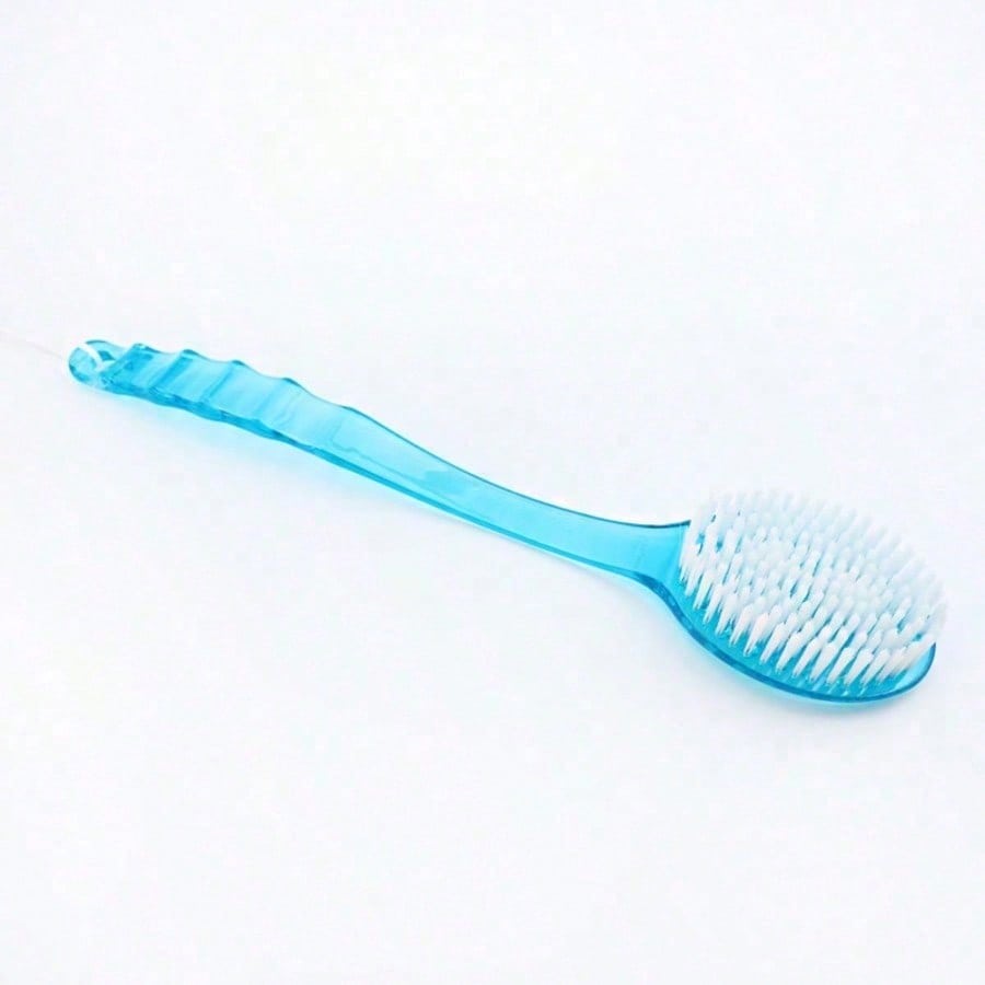 

1pc Extra Long Handle Exfoliating Brush, For Back Scrubbing (14.37 Inches), Shower Scrub Brush, Soft Bristles разноцветный