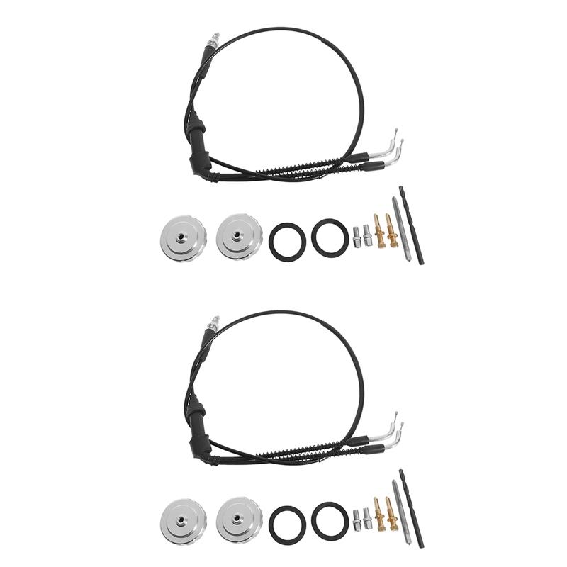 Well-2X Tors Delete Removal Eliminator Kit For Banshee Throttle Cable Caps Idle Screws