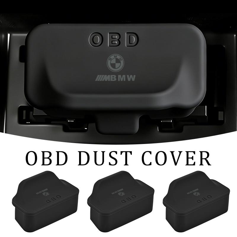 Cache de protection d'interface OBD de voiture en silicone anti-poussière pour garniture intérieure BMW Série 1 3 5 7 M F01 F20 F10 F13 E52 E53 E60 E93