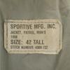 Canadian Army 90s Old Police Jacket 42 Navy Men's Used