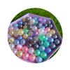 100Pcs 16MM AB Round Pearl-Colored Acrylic Loose Spacer Beads With for Bracelet Necklace Earrings Jewelry Making DIY
