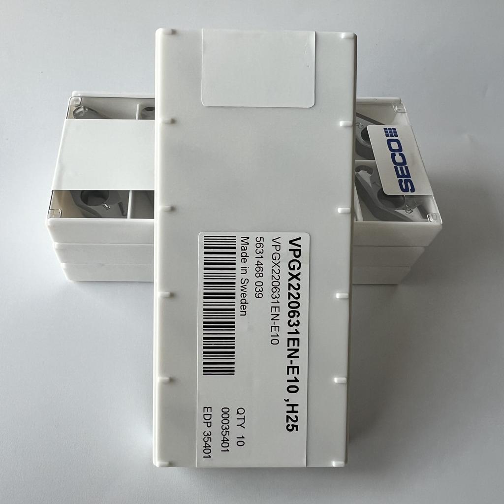 SECO / VPGX220631EN-E10,H25 / Original genuine CNC alloy blade 10 Pcs