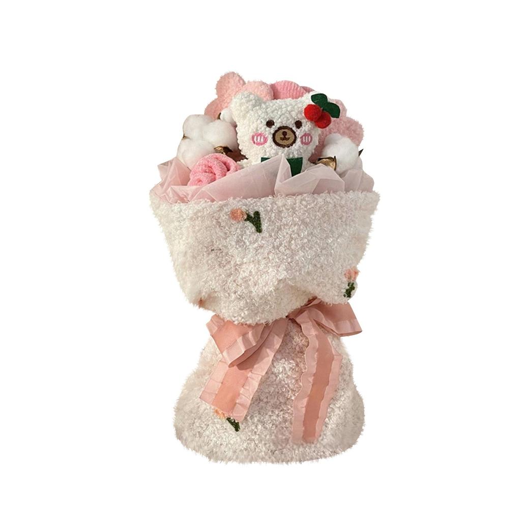 Birthday Bouquet Doll Cartoon Plush Doll Bouquet Finished Children's Gift